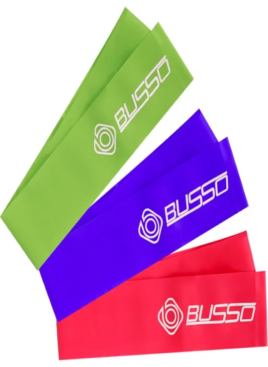 Busso BS-174 Pilates Band Set 120*7.5*0.35/0.45/0.55MM