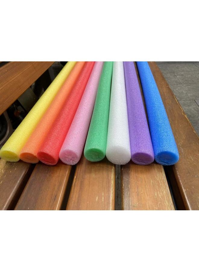 Kindergarten Sponge Stick Foam Stick Solid Noodle Stick Sensory Training Equipment Color Soft Stick Parent-child Game Soft Stick-Color:Orange (diameter 3.8CM)-Specifications:75CM Single Stick  - Image 1