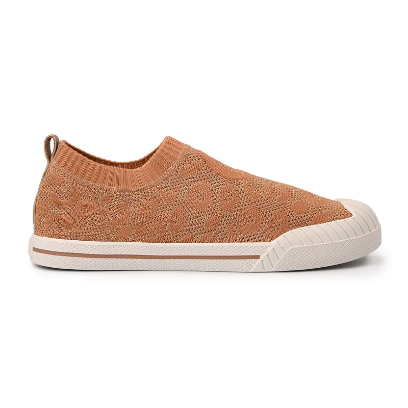 Knitted Nutela Sneakers with Texture