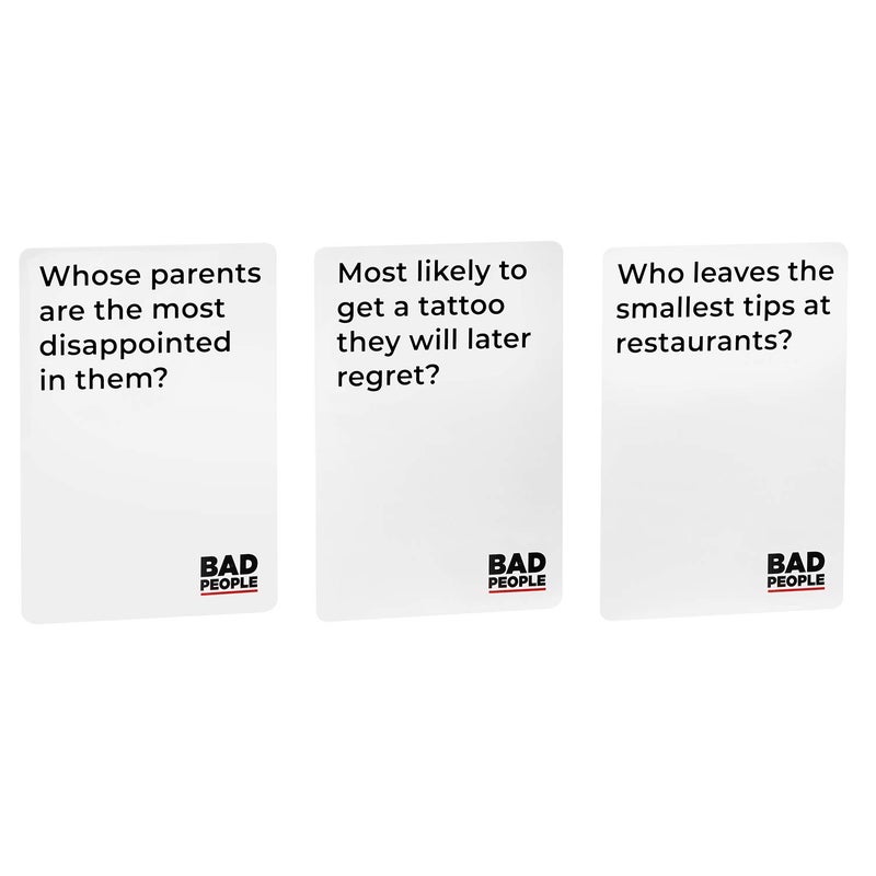 Tickles Bad People Party Family Card Game for Adult (Ages: 17 Years & Up; Players: 3-10) - Image 4