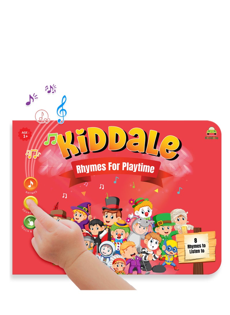 Kiddale Rhymes for Playtime Nursery Rhymes Musical Sound Book for 1+ year old  - Image 1