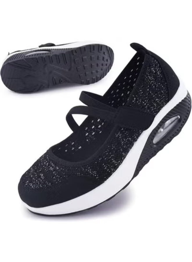 Women's Comfortable Working Nurse Shoes Non-Slip Adjustable Breathable Walking Buffer Fitness Casual Nursing Orthotic Lightweight Shoes Arthritis, Diabetes Heel Pain  - Image 1