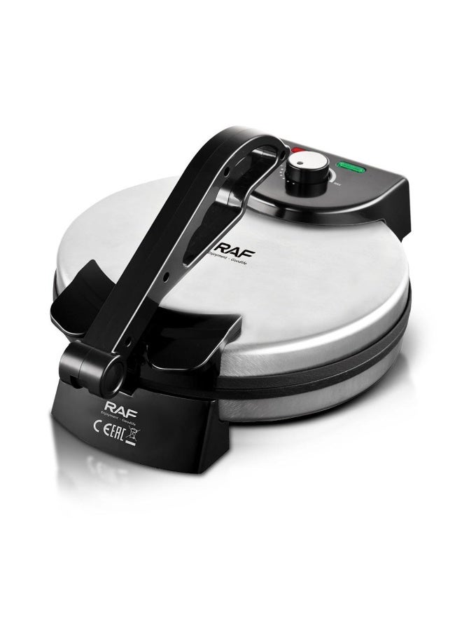 آر إيه أف RAF صانعة الروتي من الفولاذ المقاوم للصدأ بقوة 1800 واط R.509 مع درجة حرارة قابلة للتعديل وألواح غير لاصقة وأضواء مؤشر - Image 3