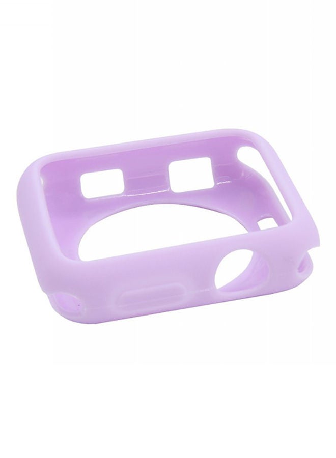 NIBEMINENT Protective Case Cover For Apple Watch Series 1/2/3 42mm Purple - Image 2