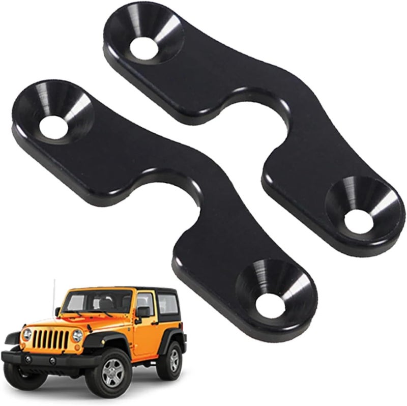 Sun Visor Repair Kit 3 Pcs Sunshade Repair Kit, Metal Sunshade Clamp, Fixed Replacement, Heavy-Duty Sunshade Installation Clamp for Jeep - Image 2