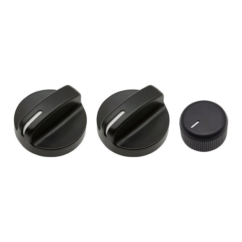 LXROAR01 3PCS AC Heater Control Knobs Compatible with Dodge Chrysler Eagle Blower Fan knob for Ram 1500 2500 3500 for 4882482 4882511 - Image 3