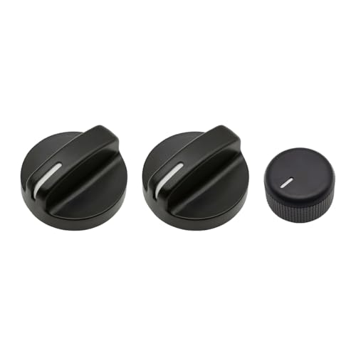 LXROAR01 3PCS AC Heater Control Knobs Compatible with Dodge Chrysler Eagle Blower Fan knob for Ram 1500 2500 3500 for 4882482 4882511 - Image 1