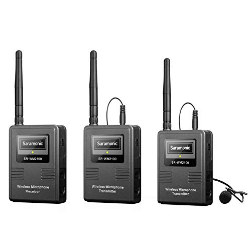 Saramonic 2-Person Camera-Mountable 2.4GHz Wireless Lavalier System for Cameras and Mobile Devices with Headphone Output (SR-WM2100) - Image 5