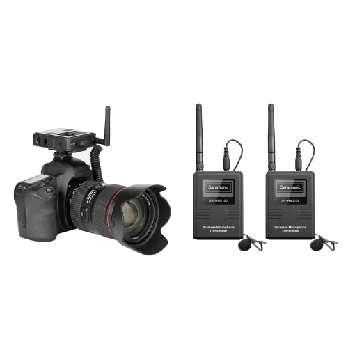 Saramonic 2-Person Camera-Mountable 2.4GHz Wireless Lavalier System for Cameras and Mobile Devices with Headphone Output (SR-WM2100) - Image 3