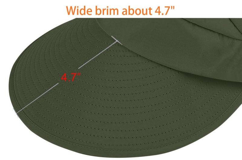 HINDAWI Sun Hats for Women Wide Brim Sun Hat UV Protection Visor Floppy Summer Packable Caps Light Pink - Image 4