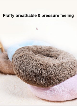 Plush Round Pet Litter, Warm Kennel Electronic, Removable Cat Litter, Large Pet Supplies l Size, 40*40 (Brown) - pzsku/Z8675FE004004271B3CE5Z/45/_/1731302709/00ee0566-748d-4df7-a39b-088363deea8b