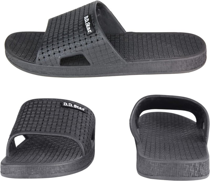 D.D.Star Big Size Bathroom Slippers For Men and Women Non-Slip Quick Drying Shower Shoes Comfortable And Soft Sole Slide On Sandal - Image 4