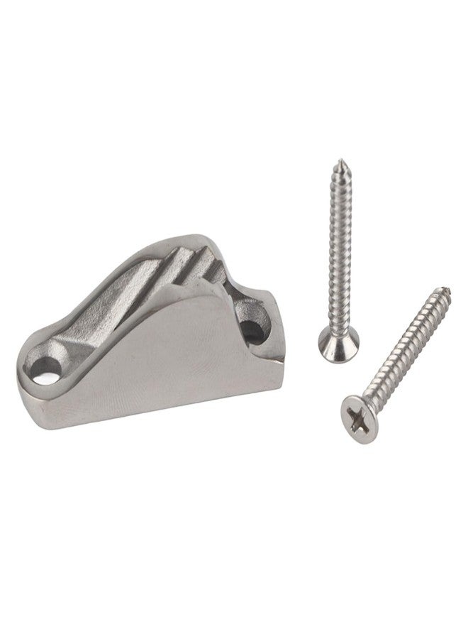 Aramox Boat Rope Cleat, 316 Stainless Steel Boat Rope Clamp, Cam Cleat for Line Sizes Up to 6mm/0.2in, for Sailing Sailboat Kayak Canoe Dinghy Hardware Accessories - Image 1
