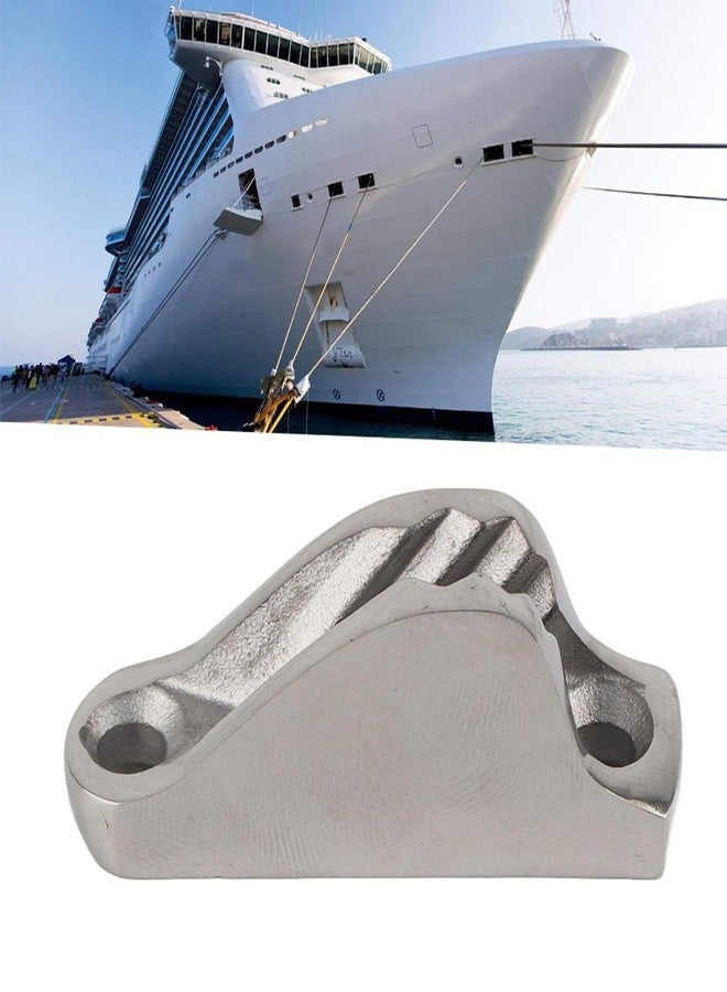 Aramox Boat Rope Cleat, 316 Stainless Steel Boat Rope Clamp, Cam Cleat for Line Sizes Up to 6mm/0.2in, for Sailing Sailboat Kayak Canoe Dinghy Hardware Accessories - Image 3
