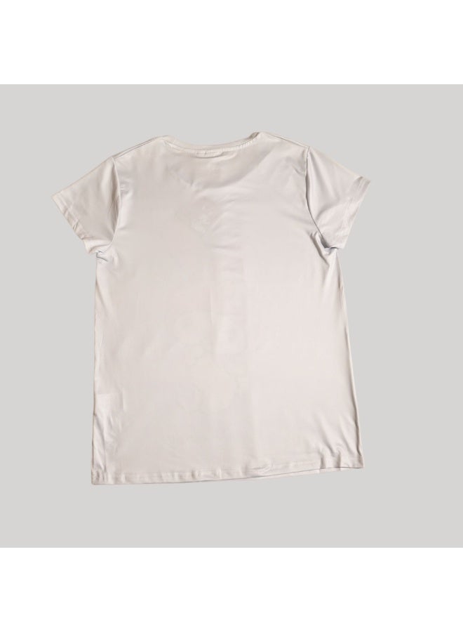 هالو كيتي طقم بيجامة نسائي بأكمام قصيرة من ماي ميلودي، بوليستر حريري - Image 4