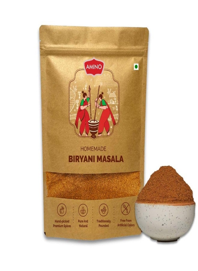 AMINO Biryani Masala 250Gm | Traditionally Pounded Biryani Masala - Image 1