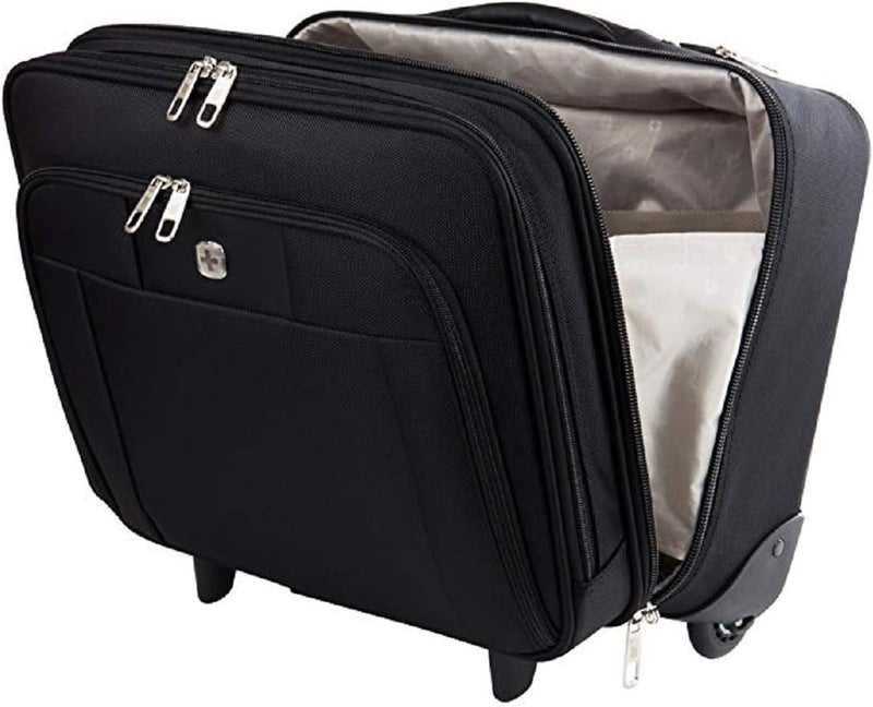 SWISSGEAR SwissGear Lugano Collection 17 Overnighter Rolling Briefcase  Black - Image 5