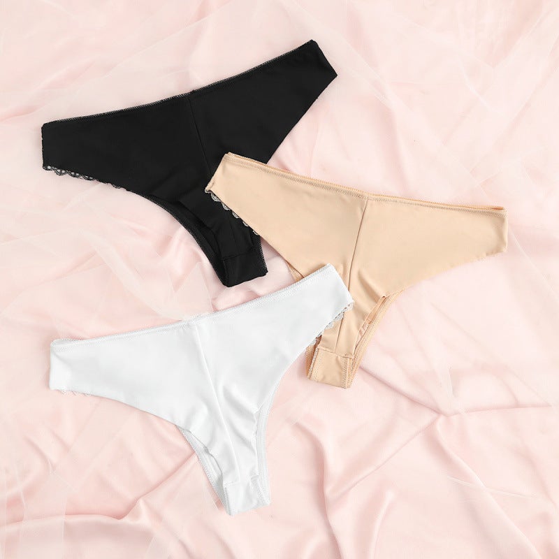 Xiyin Temu New Lace Girls' Underwear Breathable Thong - Image 3