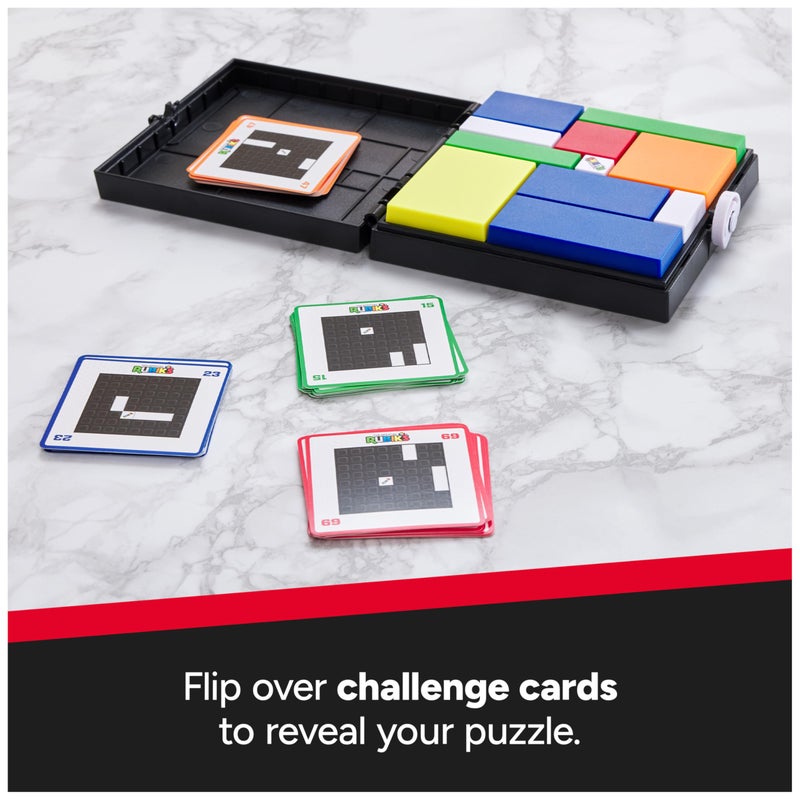 Rubik's Rubik’s Cube Gridlock Game, The Problem-Solving Puzzle Game Based on The Iconic Rubiks Cube Brain Teaser Fidget Toy for Adults & Kids Ages 7+ - Image 3