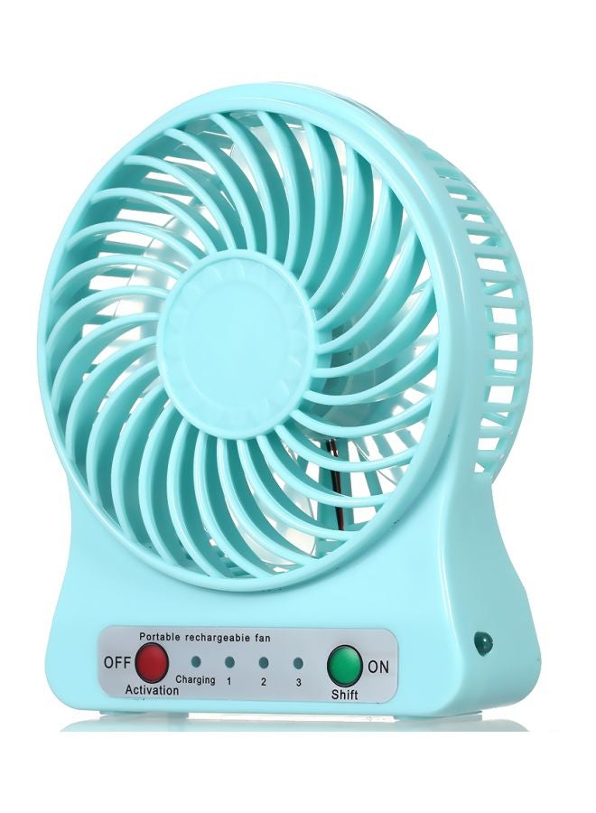 Loquat 3-Gears USB Portable Fan HQD-313 Blue - Image 5