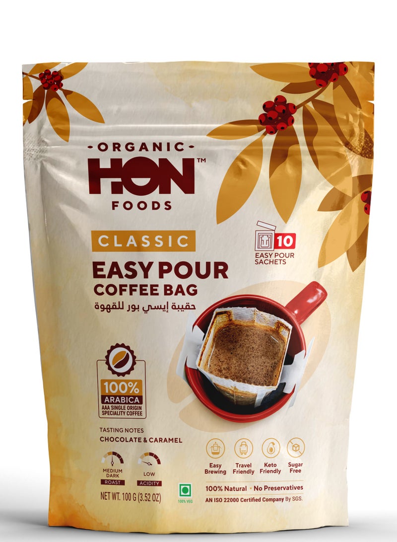 HON FOODS Classic Easy Pour Coffee Bag (Pack of 10 Sachet) - Image 2