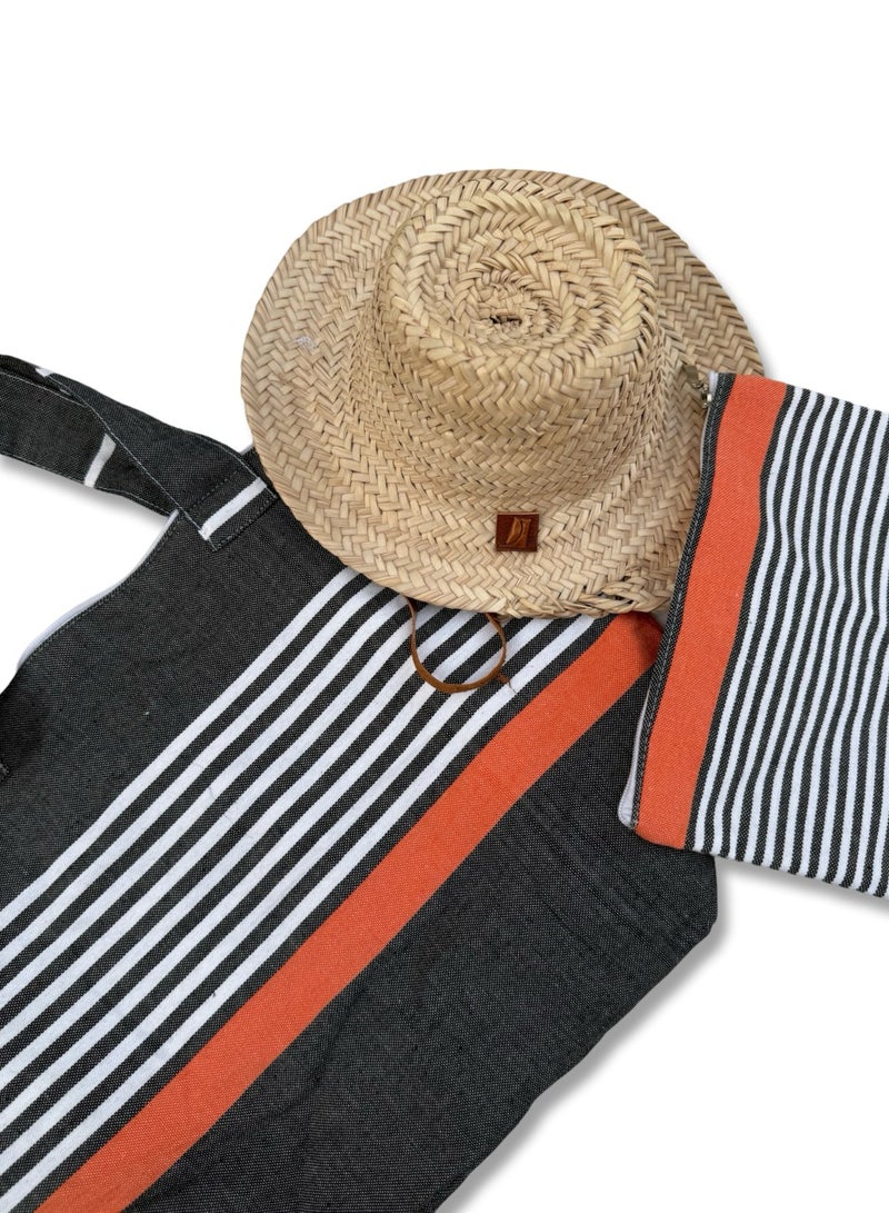 Surfside Beach Bag Monaco set : 1 beach bag and 1 accessories bag - Image 1