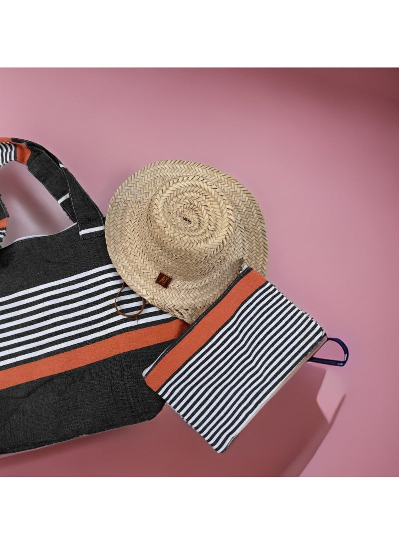 Surfside Beach Bag Monaco set : 1 beach bag and 1 accessories bag - Image 4