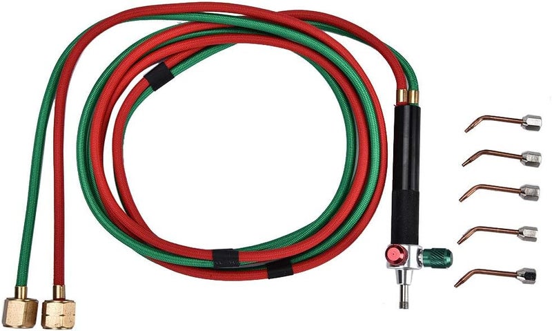 klarako Little Torch Soldering Welding with 5 Tips, Jewelry Oxygen Torch, Jewelry Processing Equipment Welding Gun Fit - Image 1