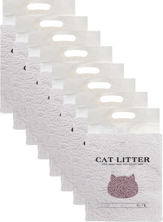 keke Pack of 8 Biodegradable Fast Clumping Cat Litter Lavender - Image 1