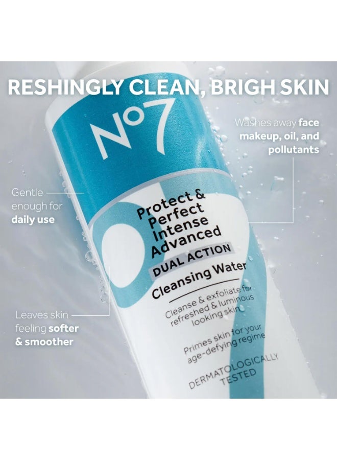 Boots No.7 No7 Protect & Perfect Intense Advanced Dual Action Cleansing Water - 200ml - Image 2