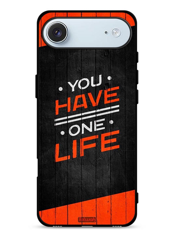 Tolwak Apple iPhone Air Protective Case Cover You Have One Life - Image 1