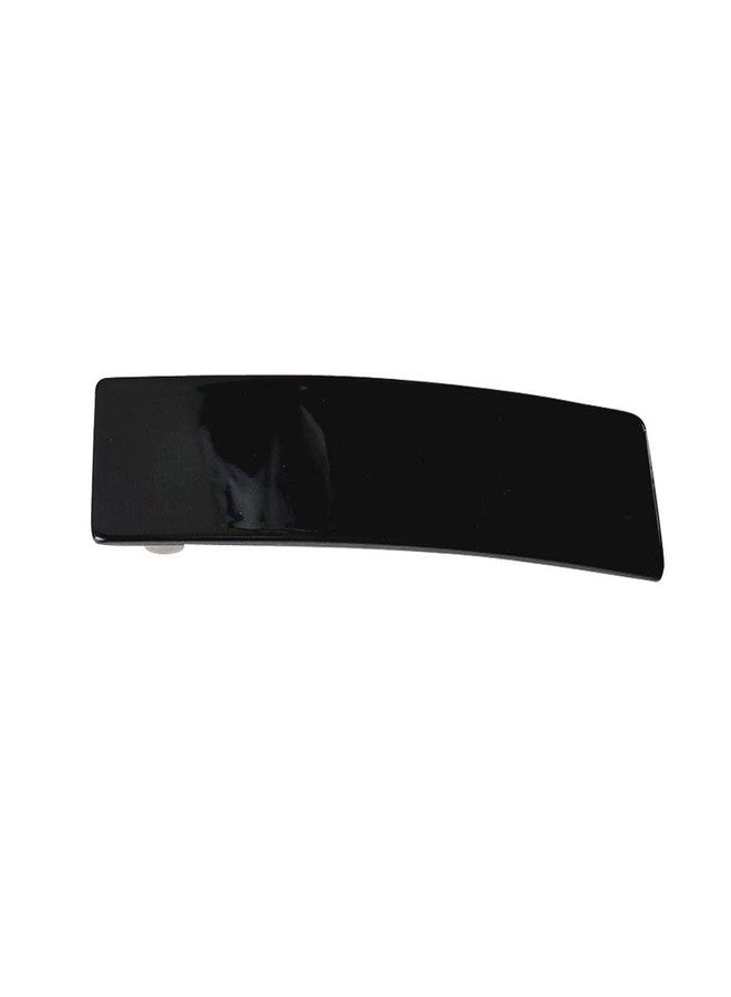 Kalaneet Large Black Metal Ponytail Holder Wide Hair Barrettes French Side Hair Clips Sweet Hair Pins Hair Slide Stylish for Thick Hair Women Girl Hair Accessories (4 pcs) (Beauty Black 101) - Image 2