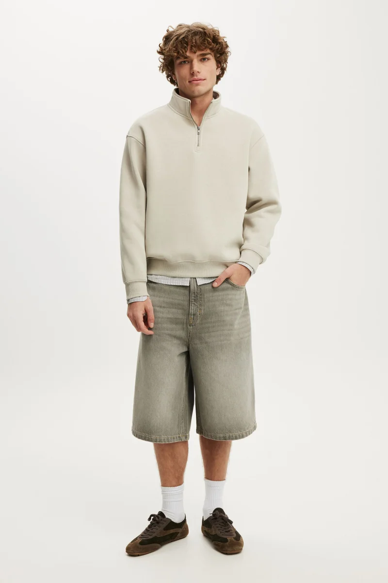 كوتون اون 1/4 Zip Fleece