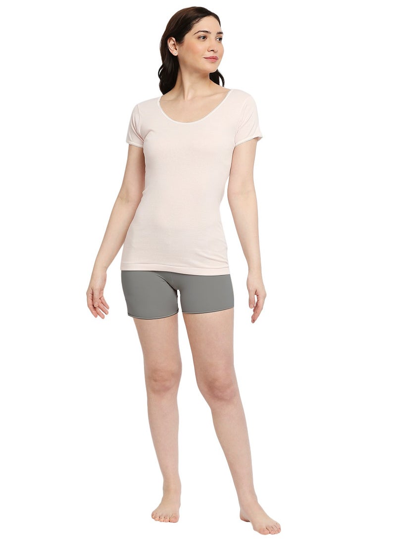 BYC WOMEN'S COTTON UNDERSHIRT (PACK OF 3) - PINK  - Image 2