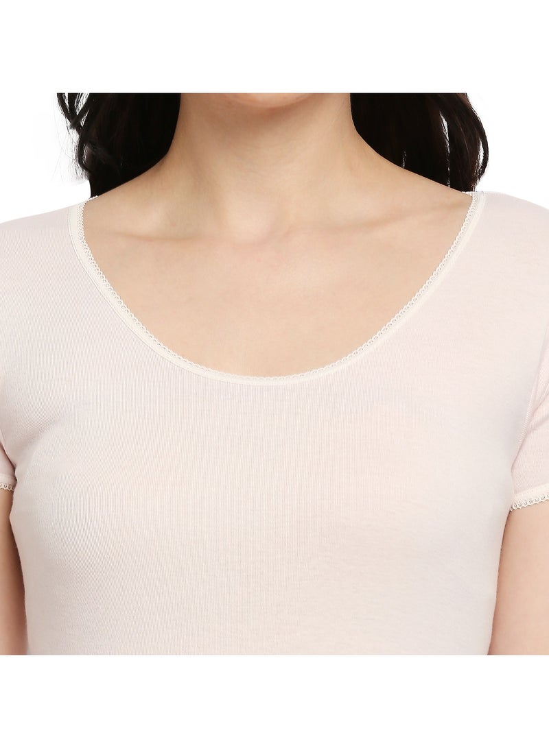 BYC WOMEN'S COTTON UNDERSHIRT (PACK OF 3) - PINK  - Image 5