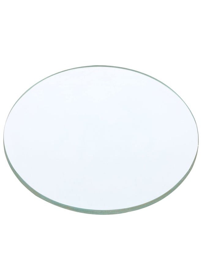 PATIKIL 8" (200mm) Focal Length Double Convex Lens, 75mm Diameter 7.3mm Height Glass Optically Polished Round Edges Lens for Physics Experiment, Clear - Image 1