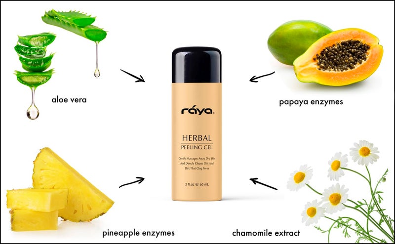 RAYA Herbal Facial Peeling Gel (110) | Gentle and Soft Exfoliator for Oily Skin | Helps Minimize Pores and Brighten Complexion - Image 2