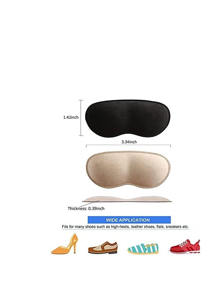 ECVV ECVV 7 Pairs Heel Grips Liner Cushions Inserts for Loose Shoes Self-Adhesive Heel Inserts to Improve Shoe Fit and Comfort for Women & Men Soft Shoe Grips Liners, One Size - Image 4