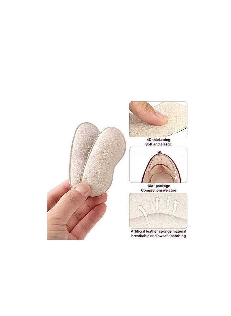 ECVV ECVV 7 Pairs Heel Grips Liner Cushions Inserts for Loose Shoes Self-Adhesive Heel Inserts to Improve Shoe Fit and Comfort for Women & Men Soft Shoe Grips Liners, One Size - Image 3