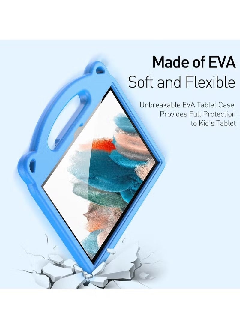 دوكس دوتشيز Kids Case for Samsung Galaxy TAB A8 Cover with Handle Stand with Pencil Holder iPad Mini Tablet Case Blue - Image 5