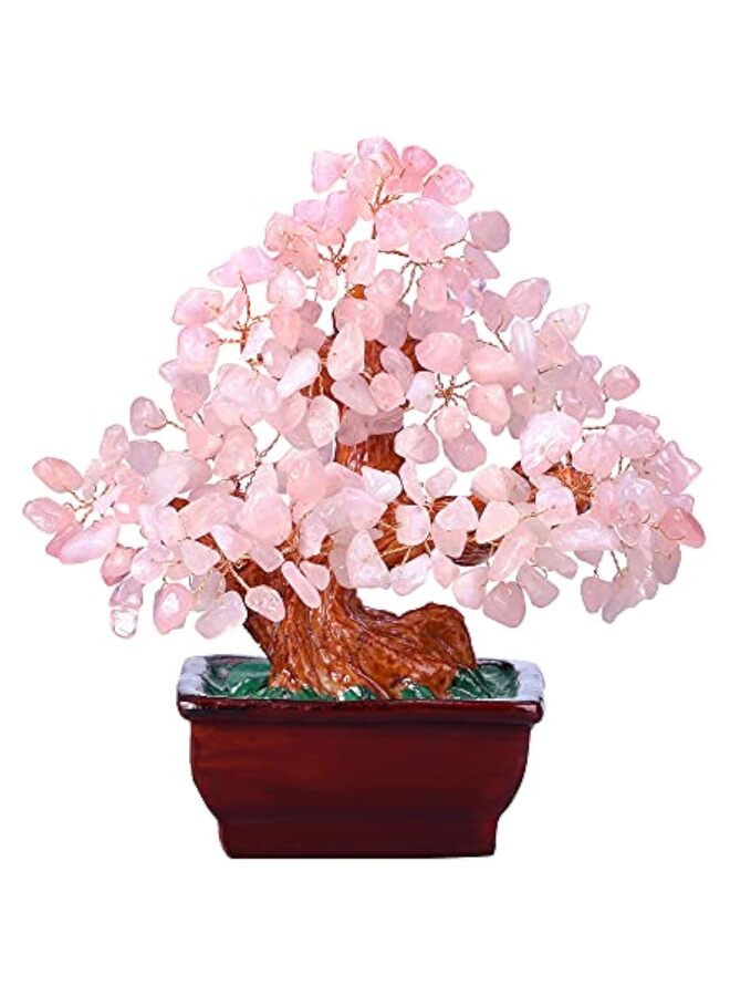 يُسلِّم شجرة المال الكريستالية المصنوعة من الكوارتز الطبيعي، أشجار كريستالية علاجية على طراز البونساي، زينة لجلب الثروة والحظ، ديكور منزلي، هدايا للنساء - Image 1