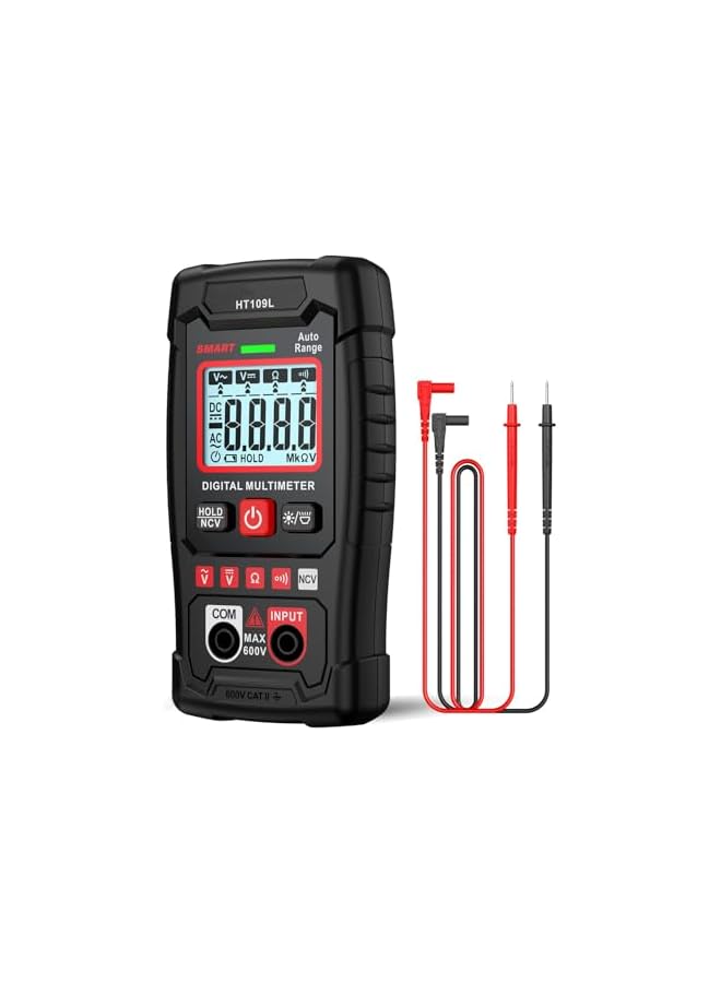 promass Digital Multimeter Tester, 4000 Counts Smart Measurement with Non-Contact Voltage, AC/DC Voltage, Resistance, Diodes, Continuity, and Live Wire Testing Functions - Image 2