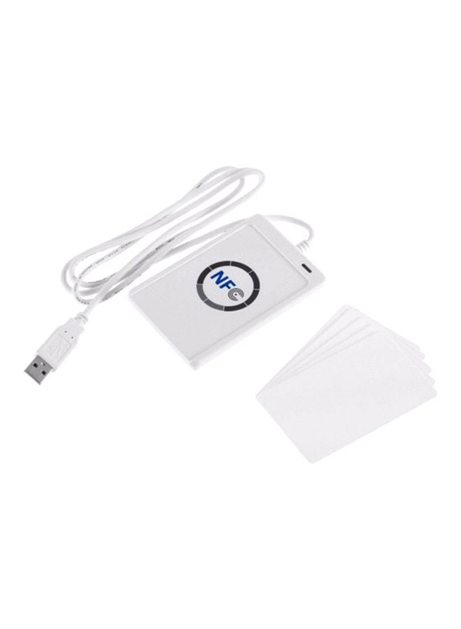 NIBEMINENT NFC Intelligent Card Reader Writer With Cards White 