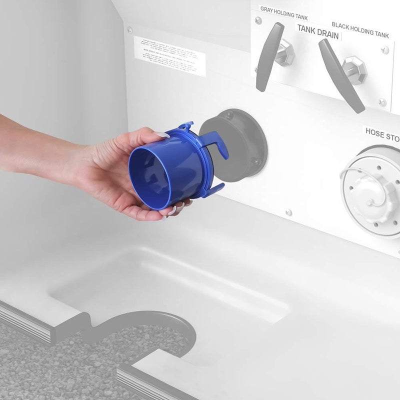 Prest-O-Fit Universal Sewer Hose Adapter - Blue - Image 5