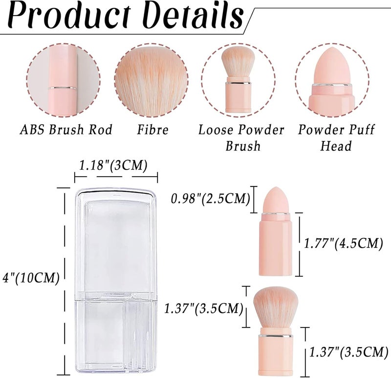 Vtrem 8 in 1 Portable Makeup Brush Set - Image 3