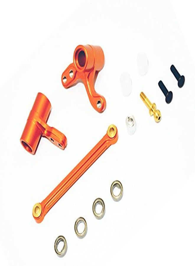 HPI BULLET3.0 MT ST Ken Block WR8 Flux Upgrade Parts Aluminum Alloy Steering Assembly Bellcrank-1SET Orange