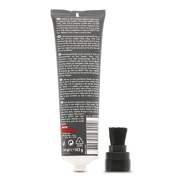 Motul C5 Chain Paste Motorcycle Chain Grease with Brush Applicator, 150 ml Tube (106513) - Image 4