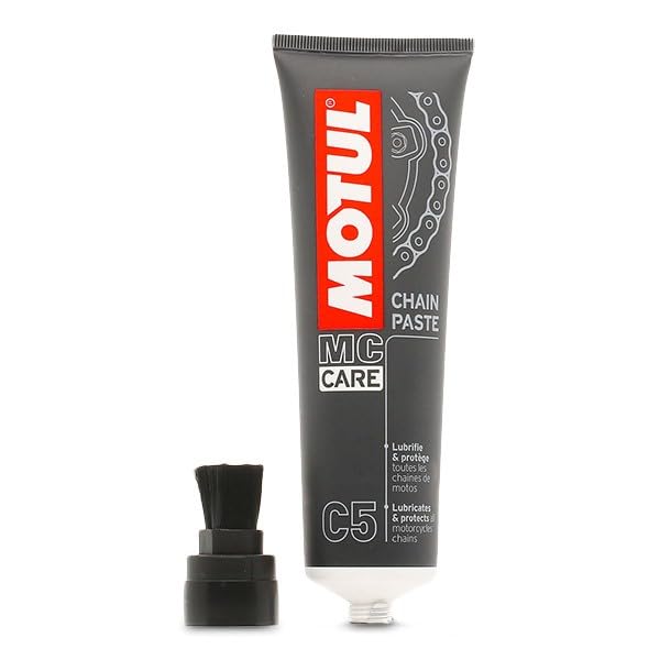 Motul C5 Chain Paste Motorcycle Chain Grease with Brush Applicator, 150 ml Tube (106513) - Image 3