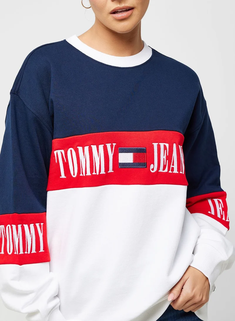 TOMMY JEANS Crew Neck Sweatshirt