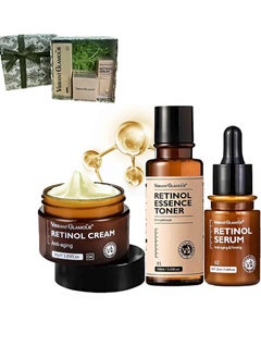 Vibrant Glamour Retinal Anti-Aging Set, Retinol Anti-Aging Cream, Retinol Anti-Aging Facial Serum, Retinol Anti-Wrinkle Toner (3-piece set)  - Image 1